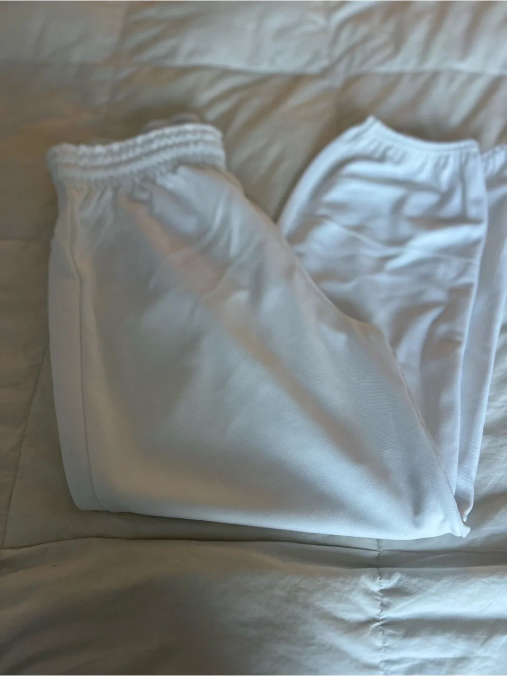 Kids White Athletic Baseball Pants - Comfortable Everyday Bottoms